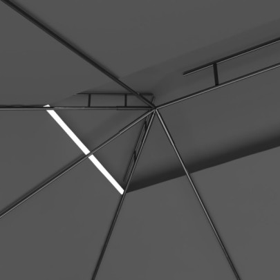 Pavilion Antracit 4x3m - Cort Grădină Rezistent