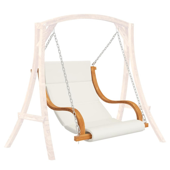 Scaun Balansoar cu Pernă - Leagăn Exterior din Lemn Curbat