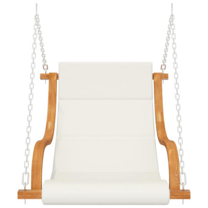 Scaun Balansoar cu Pernă - Leagăn Exterior din Lemn Curbat