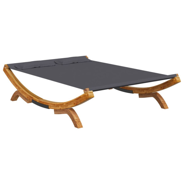 Pat Exterior Antracit - Lemn Masiv Curbat 165x188,5 cm