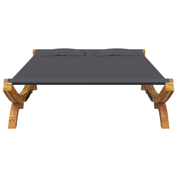 Pat Exterior Antracit - Lemn Masiv Curbat 165x188,5 cm
