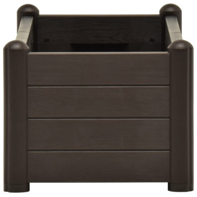 Strat Înălțat Grădină - Cafeniu - 100x43x35 cm - PP