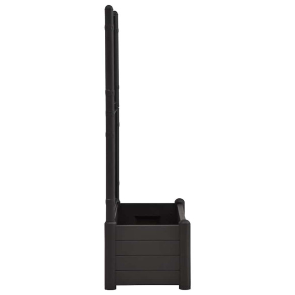 Jardinieră Grădină cu Spalier Antracit 100x43x142cm