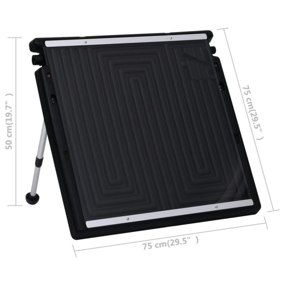 Panou Solar Încălzitor Piscină 75x75 cm - Livrare Gratuită