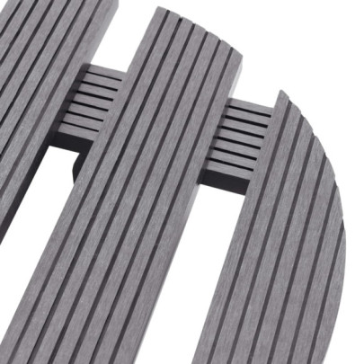 Cărucioare Plante cu Roti - Set 4 Buc - Gri - WPC