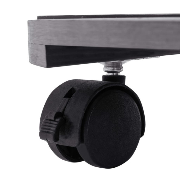 Cărucioare Plante cu Roti - Set 4 Buc - Gri - WPC