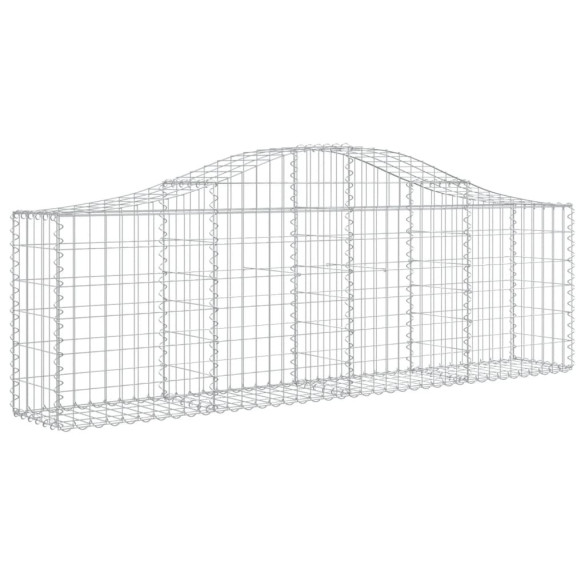 Coșuri Gabion Arcuite Fier Galvanizat - Set 5 bucăți