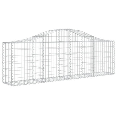 Coșuri Gabion Arcuite Fier Galvanizat - Set 5 bucăți