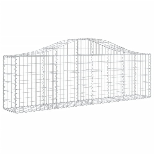 Coșuri Gabion Arcuite Fier Galvanizat - Barieră Decorativă