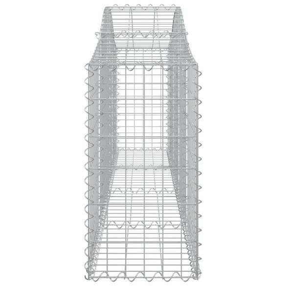 Coșuri Gabion Arcuite Fier Galvanizat - 8 bucăți