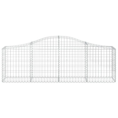 Coșuri Gabion Arcuite Fier Galvanizat | Garduri Decorative