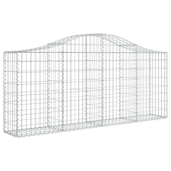 Coșuri Gabion Arcuite 4 Buc - Barieră Decorativă Grădină
