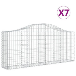 Coșuri Gabion Arcuite Fier Galvanizat | Barieră Decorativă Grădină 2