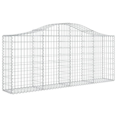 Coșuri Gabion Arcuite Fier Galvanizat | Gard Decorativ