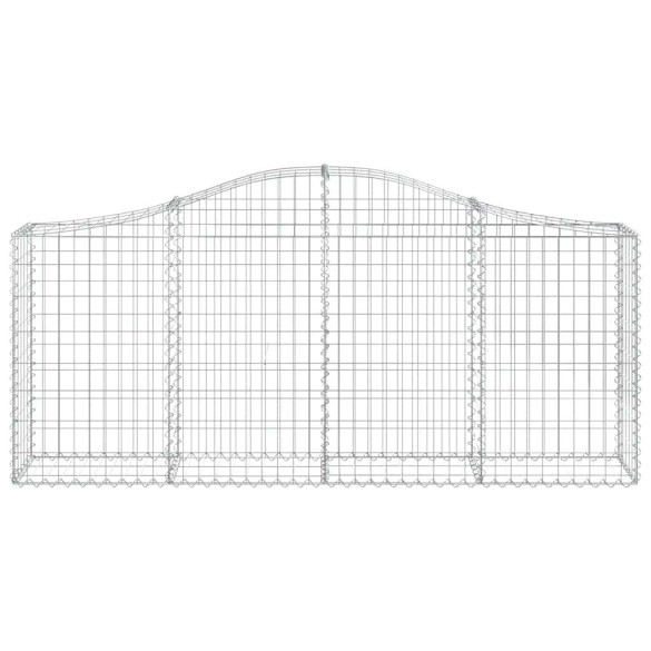 Coșuri Gabion Arcuite Fier Galvanizat | Gard Decorativ