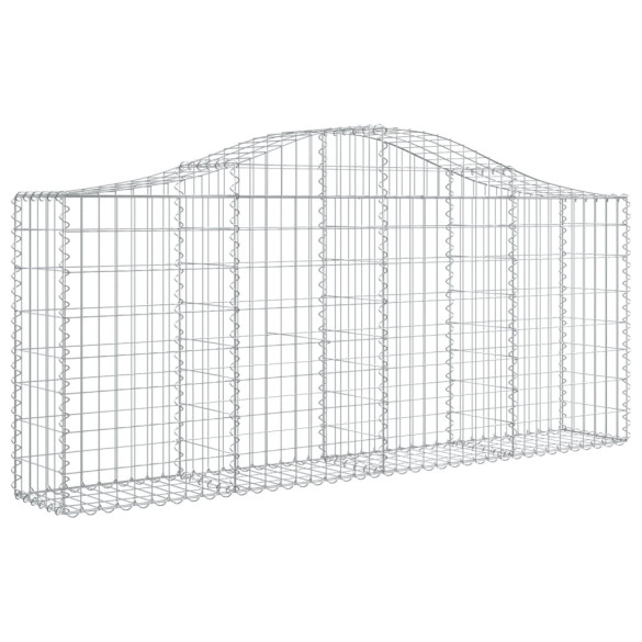 Coșuri Gabion Arcuite Fier Galvanizat - 15 bucăți