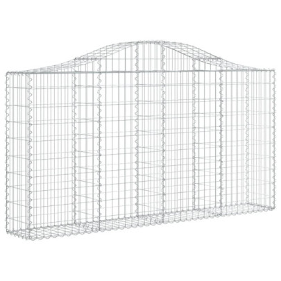 Coșuri Gabion Arcuite 200x30x100/120 cm - Fier Galvanizat