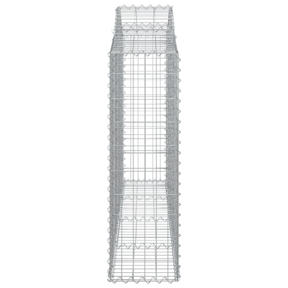 Coșuri Gabion Arcuite 3 buc - Gard Decorativ | Fier Galvanizat