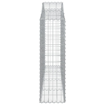 Coșuri Gabion Arcuite Fier Galvanizat | Gard Decorativ