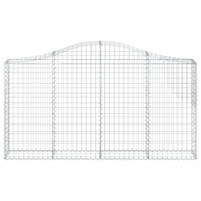 Coșuri Gabion Arcuite Fier Galvanizat - Barieră Decorativă