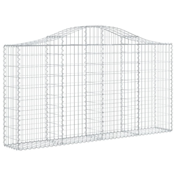 Coșuri Gabion Arcuite | Barieră Decorativă Grădină | Fier Galvanizat