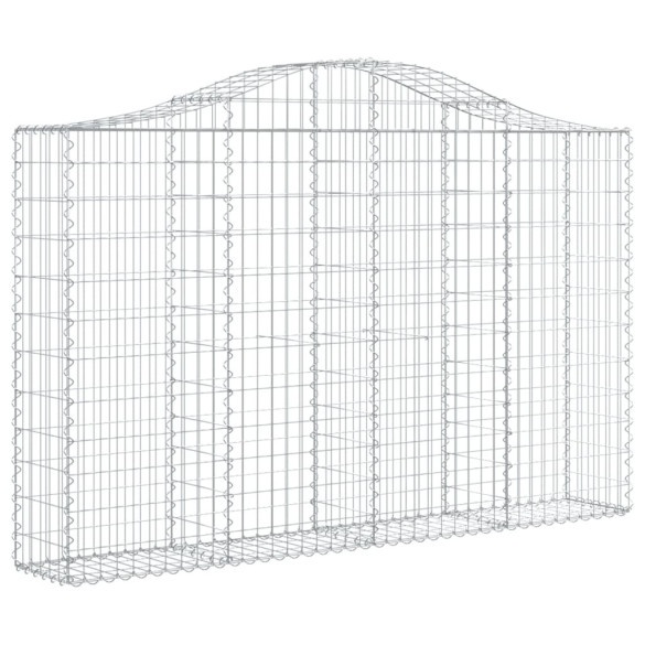 Coșuri Gabion Arcuite Fier Galvanizat - Barieră Decorativă