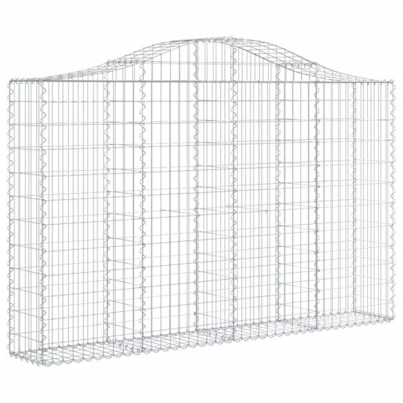Coșuri Gabion Arcuite 12 buc - Fier Galvanizat | Livrare Gratuită