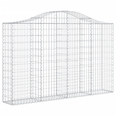 Coșuri Gabion Arcuite 12 buc - Fier Galvanizat | Livrare Gratuită