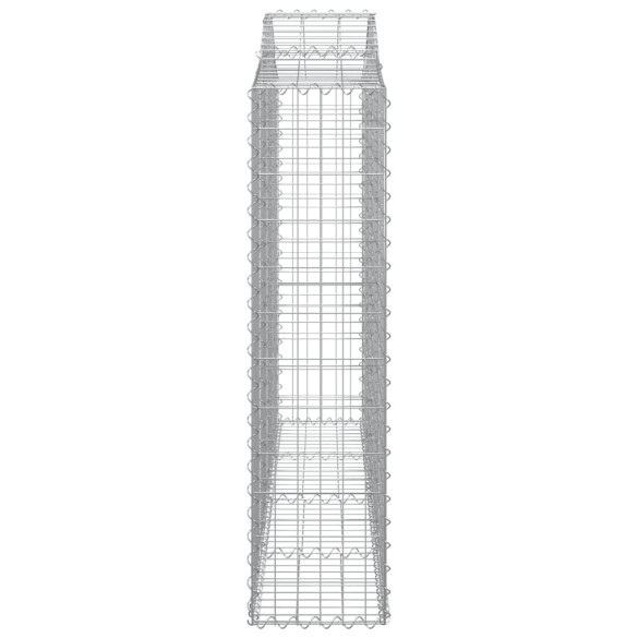Coșuri Gabion Arcuite 12 buc - Fier Galvanizat | Livrare Gratuită