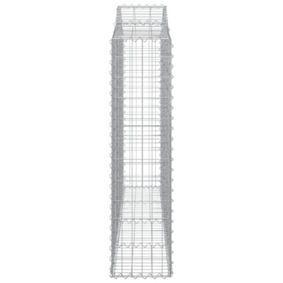 Coșuri Gabion Arcuite 12 buc - Fier Galvanizat | Livrare Gratuită