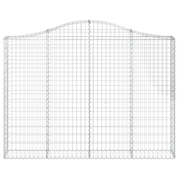 Coșuri Gabion Arcuite Fier Galvanizat - Gard Decorativ