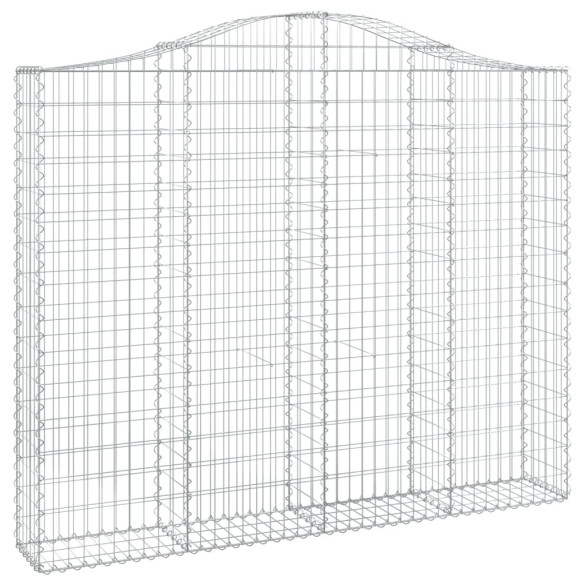 Coșuri Gabion Arcuite Fier Galvanizat - Barieră Decorativă