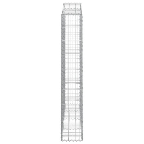 Coșuri Gabion Arcuite - Set 13 Bucăți - Fier Galvanizat