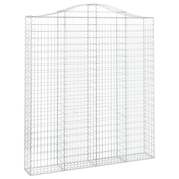 Coșuri Gabion Arcuite Fier Galvanizat | Barieră Decorativă Grădină
