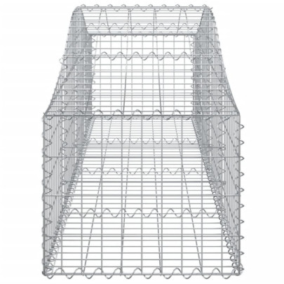 Coșuri Gabion Arcuite 5 Buc - Fier Galvanizat | Livrare Gratuită