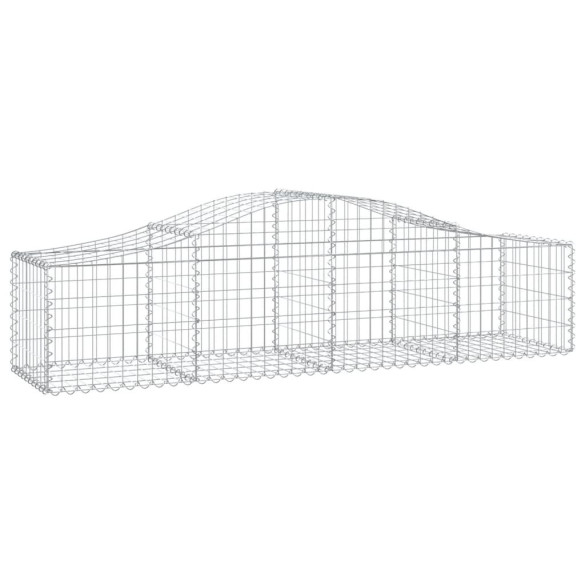 Coșuri Gabion Arcuite 13 buc - Barieră Decorativă Grădină