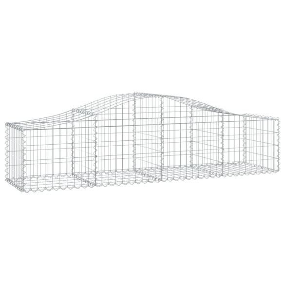 Coșuri Gabion Arcuite Fier Galvanizat | Gard Decorativ