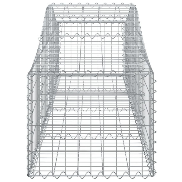 Coșuri Gabion Arcuite Fier Galvanizat | Gard Decorativ