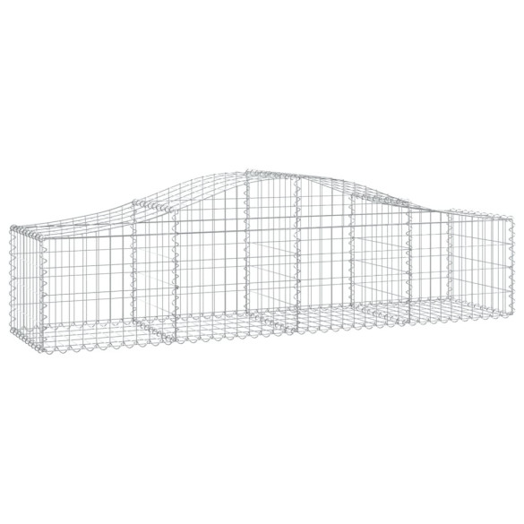 Coșuri Gabion Arcuite Fier Galvanizat - 50 bucăți