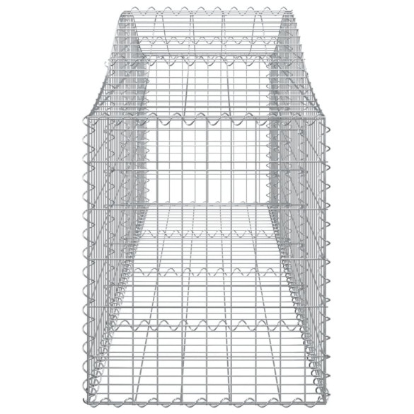 Coșuri Gabion Arcuite Fier Galvanizat - Gard Decorativ