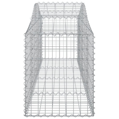 Coșuri Gabion Arcuite - Set 7 Bucăți - Fier Galvanizat