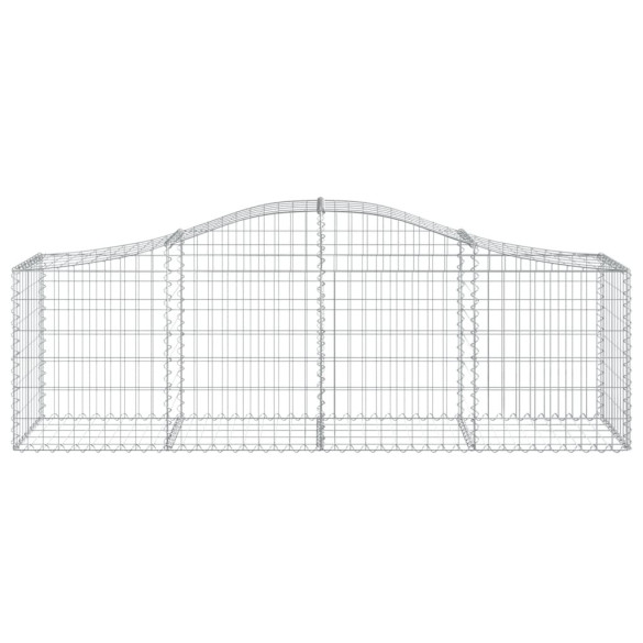 Coșuri Gabion Arcuite Fier Galvanizat | Gard Decorativ