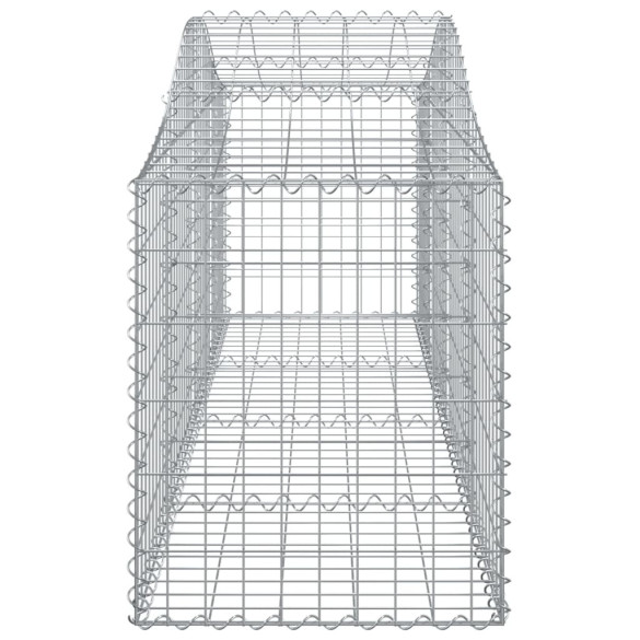 Coșuri Gabion Arcuite Fier Galvanizat - 30 bucăți