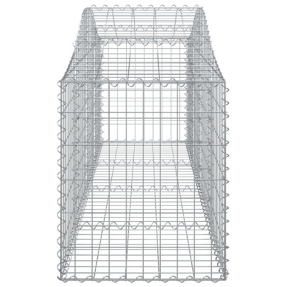 Coșuri Gabion Arcuite Fier Galvanizat - 50 bucăți