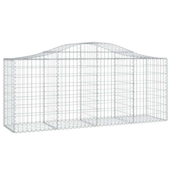 Coșuri Gabion Arcuite Fier Galvanizat | Barieră Decorativă Grădină