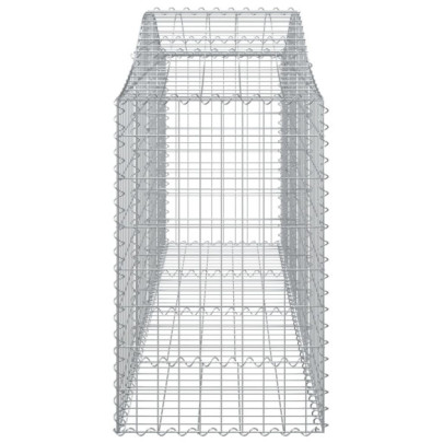Coșuri Gabion Arcuite Fier Galvanizat - 50 bucăți
