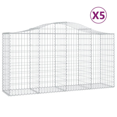 Coșuri Gabion Arcuite Fier Galvanizat | Garduri Decorative
