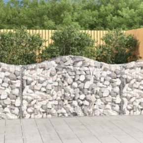 Coșuri Gabion Arcuite Fier Galvanizat - Garduri Decorative