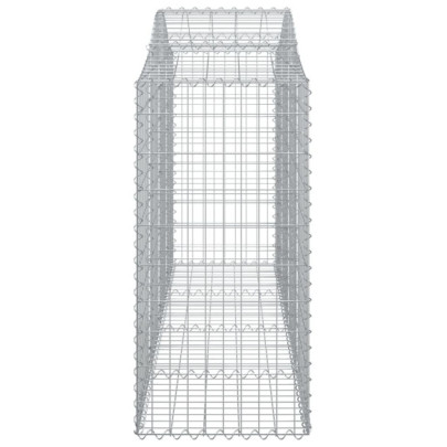 Coșuri Gabion Arcuite 12 buc - Fier Galvanizat - Livrare Gratuită