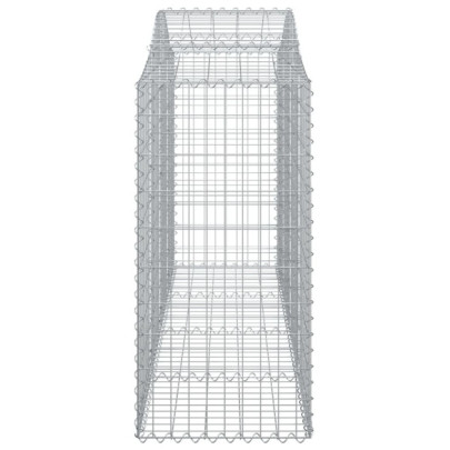 Coșuri Gabion Arcuite 5 buc - Gard Decorativ | Fier Galvanizat